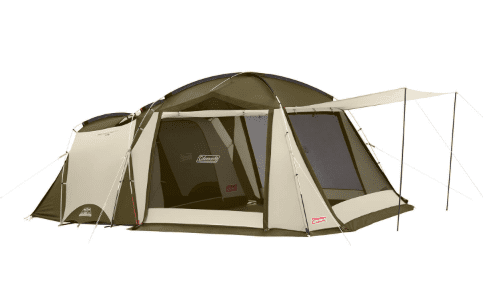 ルーフ兼サイドタープ付き Visionpeaks ビジョンピークス クアトロアーチ2ルームテント ｒｆ がすごい Camp Gear Select