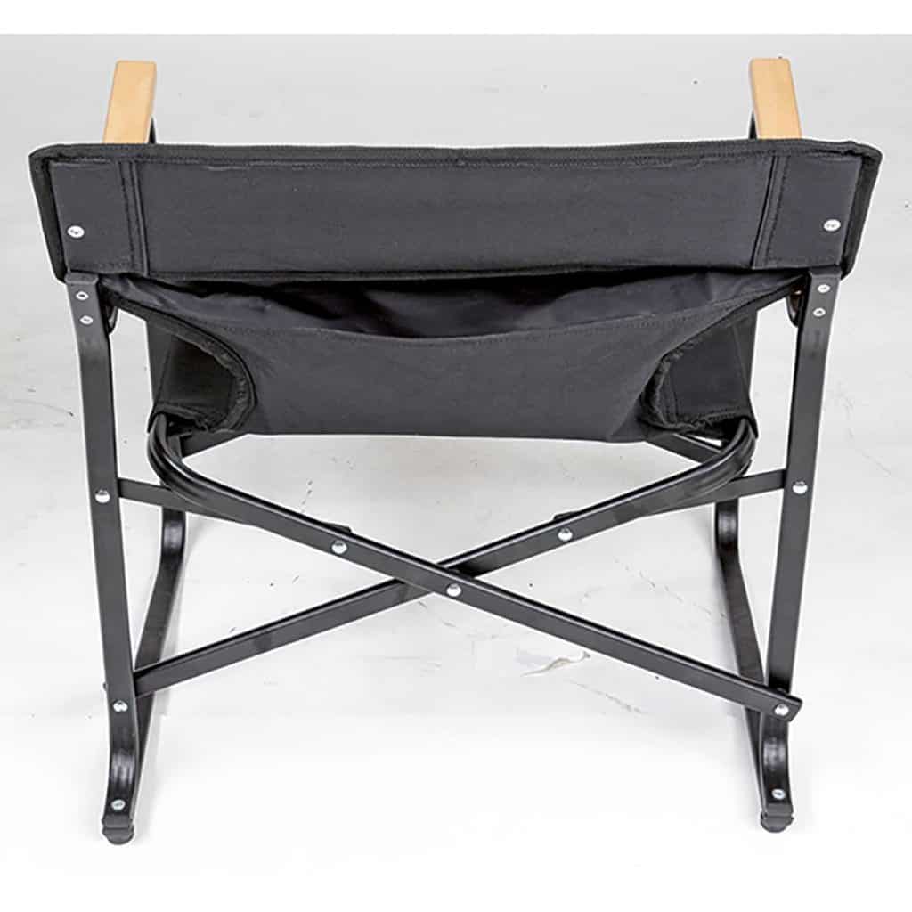 キャプテンスタッグブラックラベルディレクターチェアミニ背面