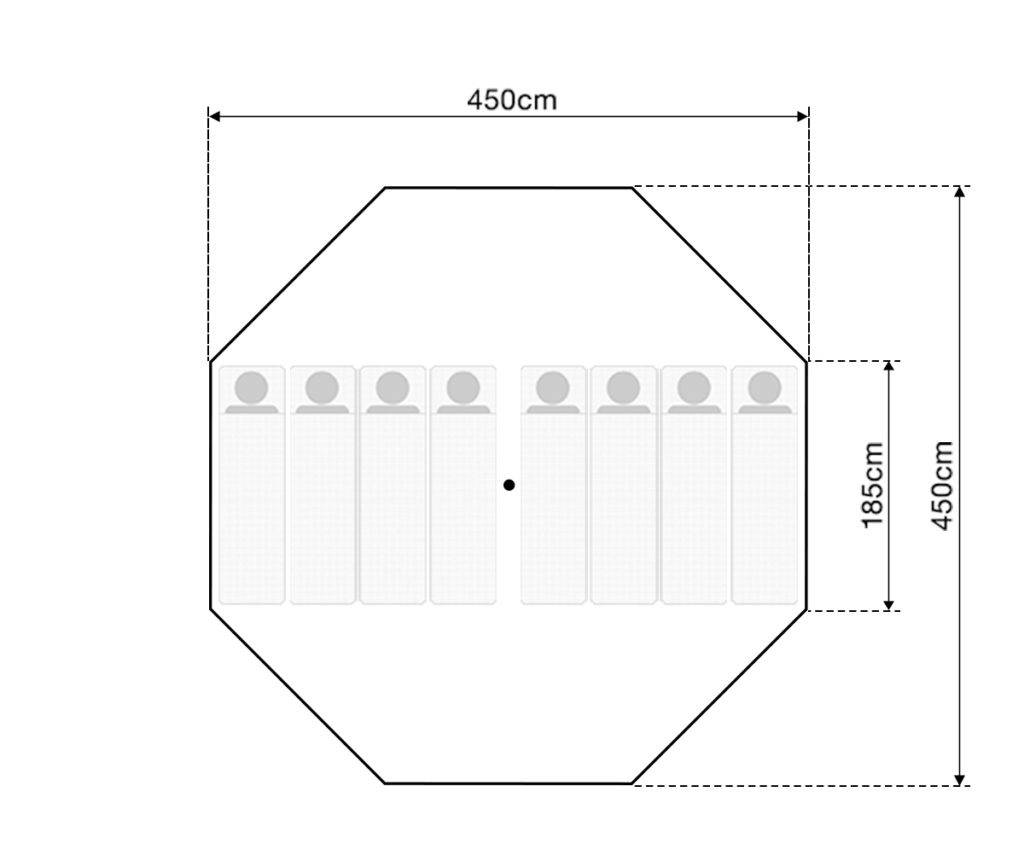 フィールドア『ワンポールテント500』