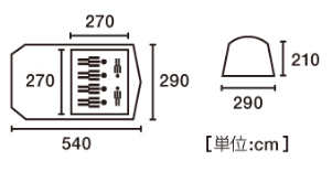 プレミアム PANELグレートドゥーブル XL-BJのサイズ