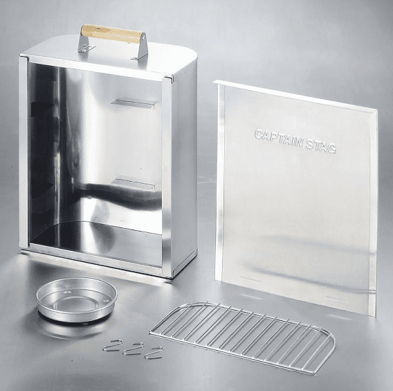 キャプテンスタッグ デリカステンレス角形スモーカーの口コミ