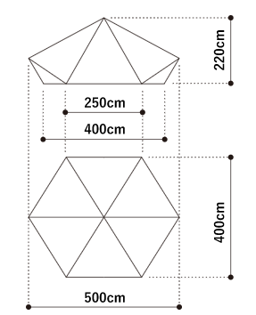 ゼインアーツ ギギ1のサイズ