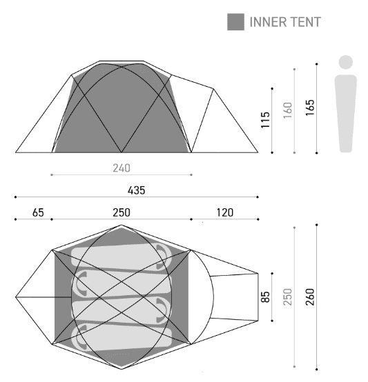 muraco GUSTAV 4Pのサイズ