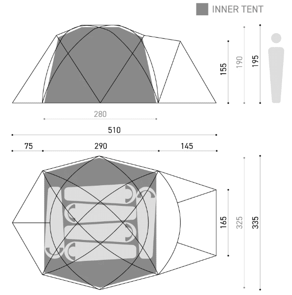 ムラコ　muracoGUSTAV 6Pのサイズ