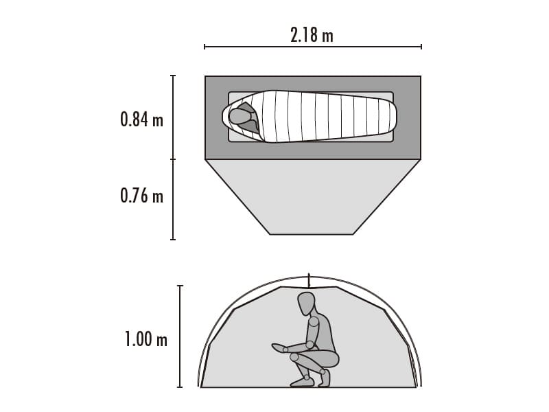 MSR『エリクサー1』のサイズ・スペック