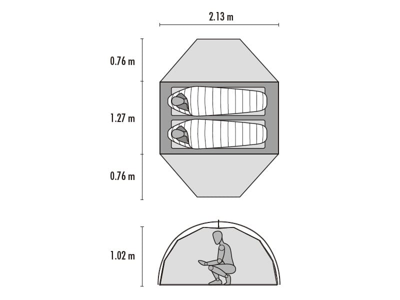 MSR『エリクサー2』のサイズ・スペック