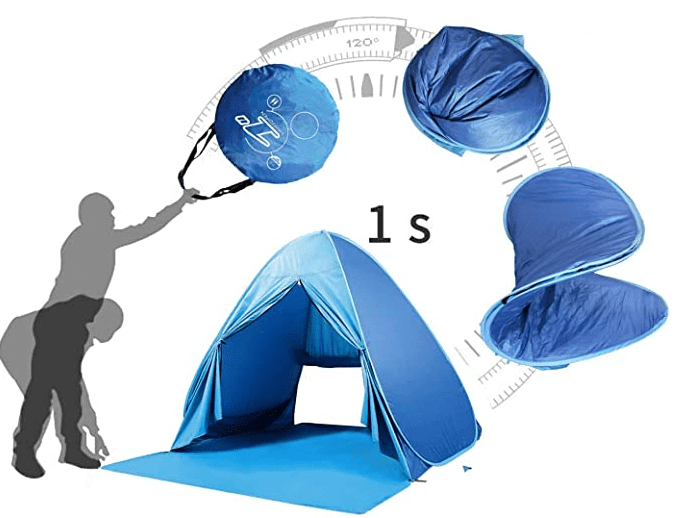 ポップアップテントのメリット