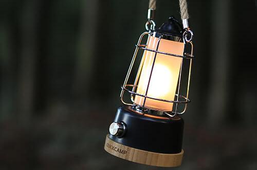 hinataレンタルクイックキャンプ『アンティーク風LEDランタンメノーラ』