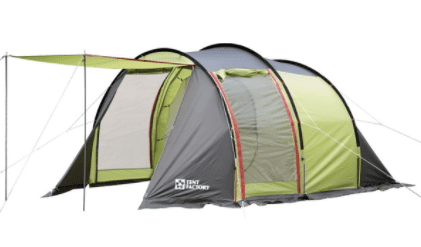 テントファクトリー『フォーシーズントンネル2ルームテント』のブログ・口コミ紹介