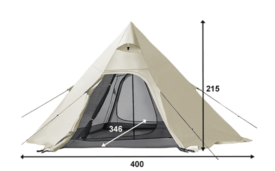 モダンデコ『ワンポールテント』のブログと口コミレビュー