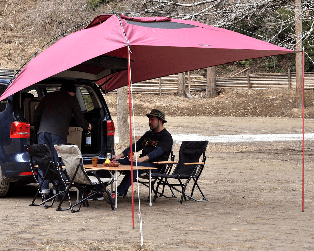 フィールドア『カーサイドタープ』のブログ・口コミ紹介