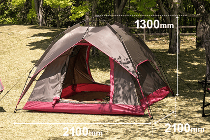 モダンデコ『ワンタッチテント』のブログ・口コミ紹介