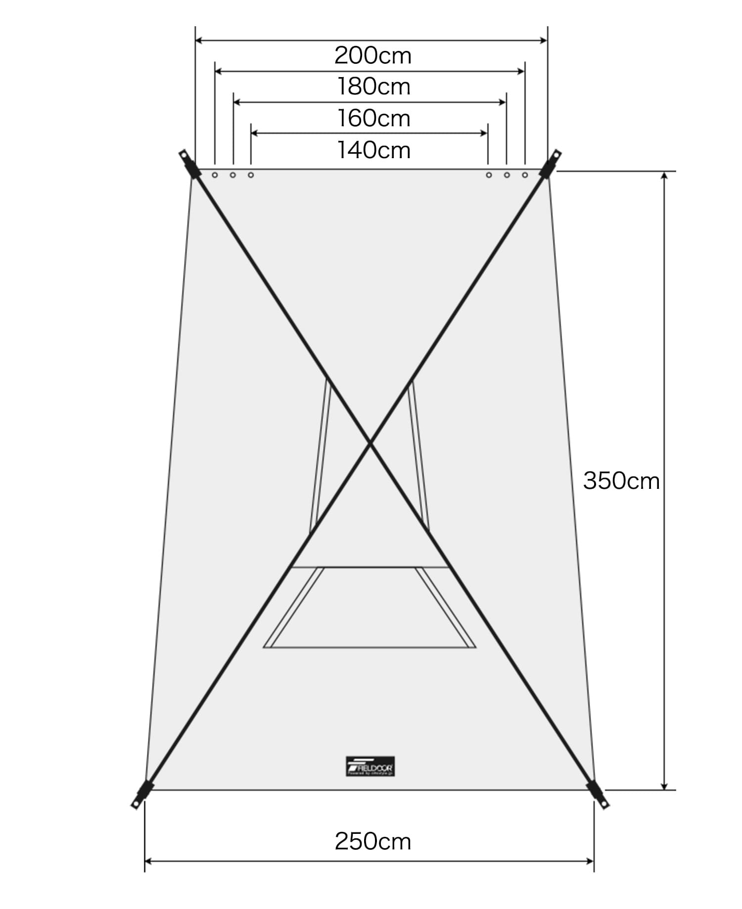 フィールドア『カーサイドタープ』のブログ・口コミ紹介